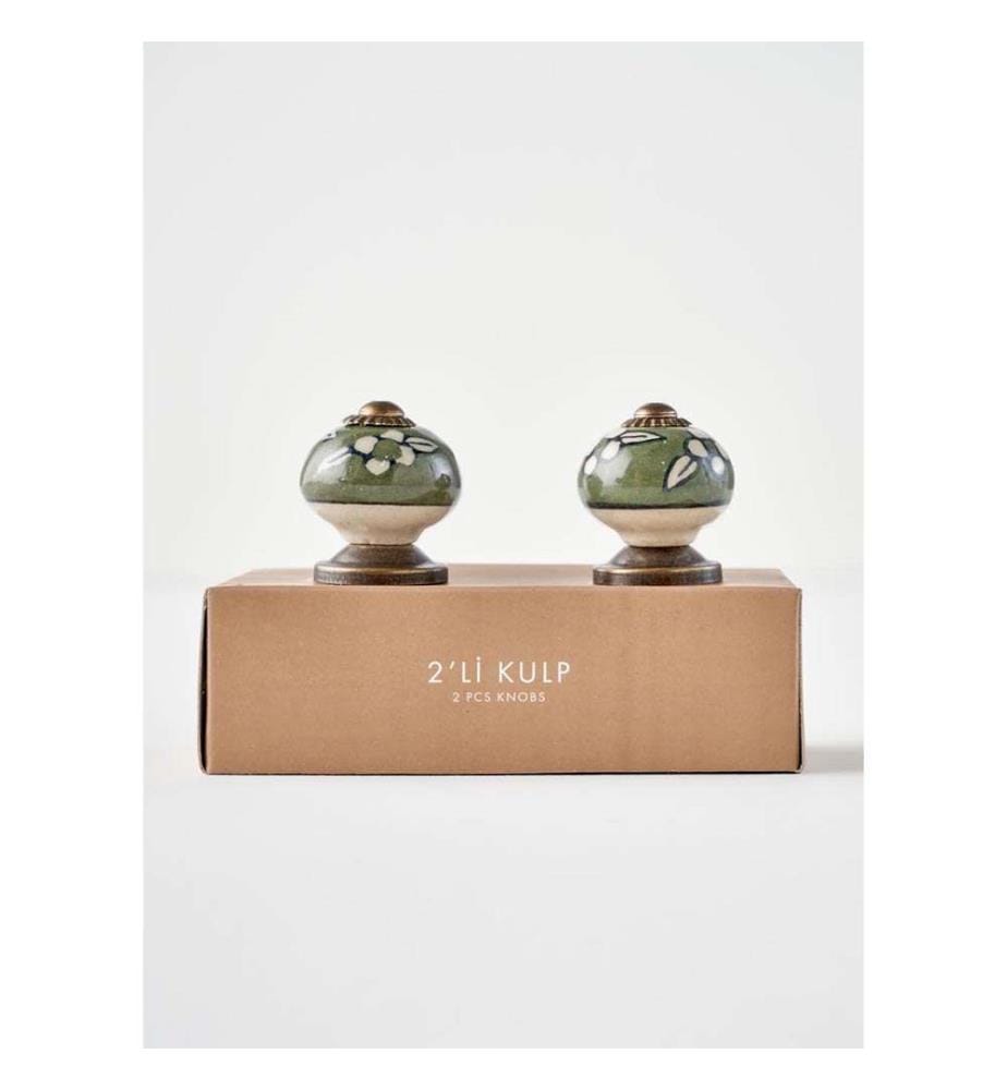 Lot de 2 Poignées Milo - Vert