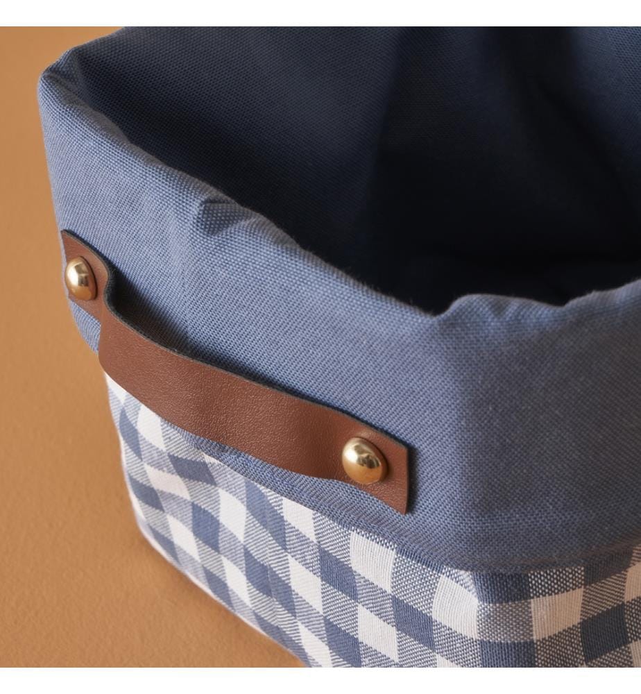 Blue White Organizer 22x18 cm - Blue