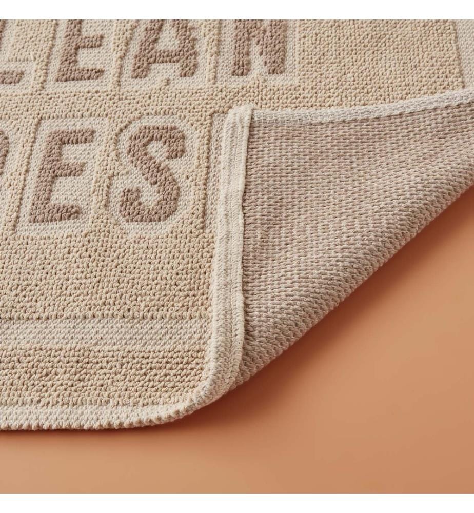 Clean & Fresh broom set 60x100 cm - Cream