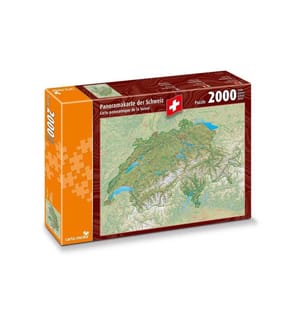 CARTA.MEDIA - Puzzle Cartes panoramiques de la Suisse