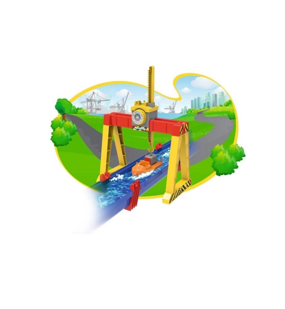AQUAPLAY - Circuit d'eau Ensemble de grues pour conteneurs
