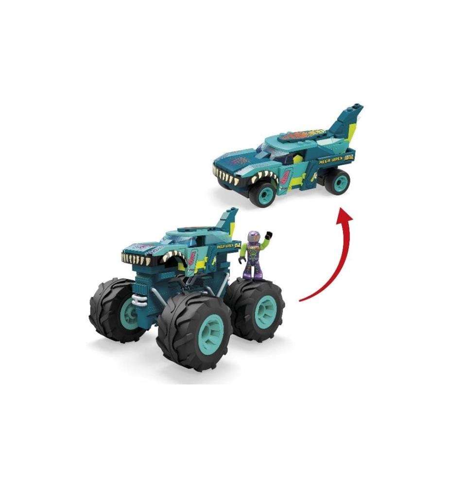 MEGA BLOKS - Hot Wheels Camion monstre Mega-Wrex