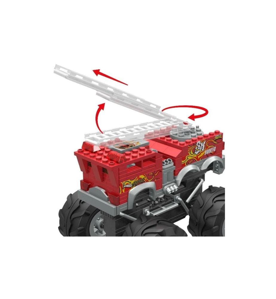 MEGA BLOKS - Hot Wheels Camion monstre à 5 alarmes