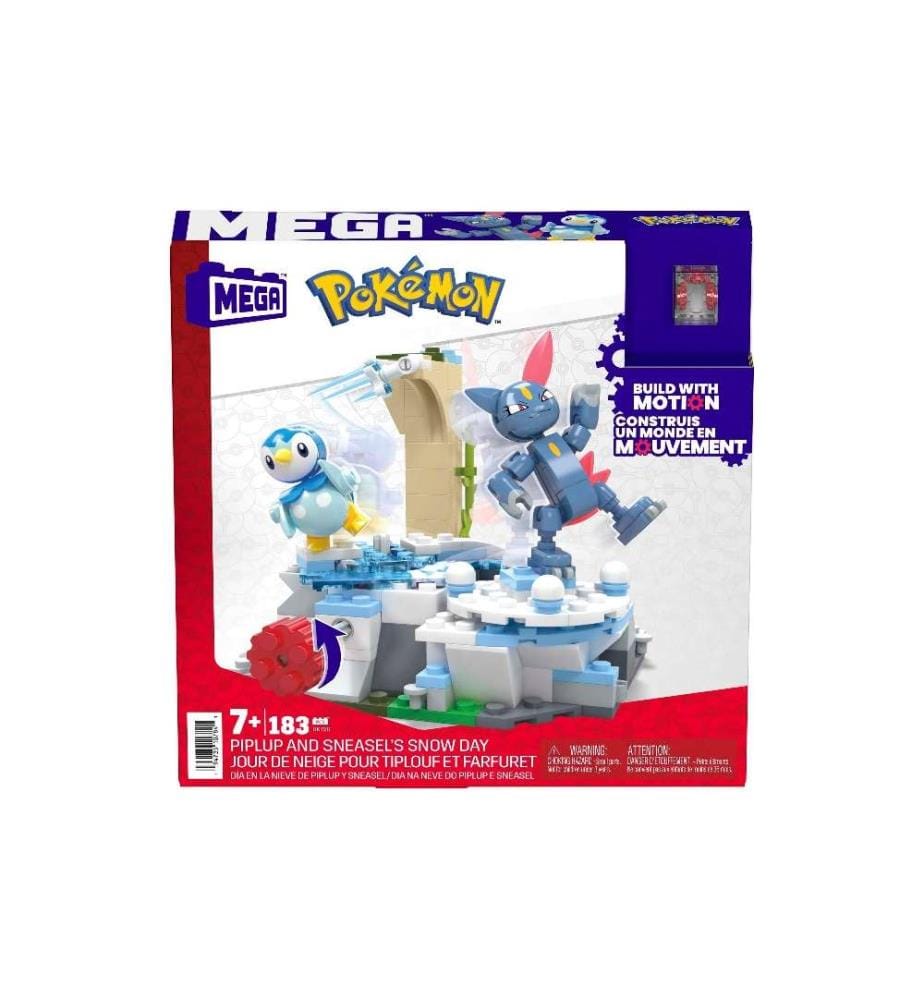 MEGA BLOKS - Pokémon Journée de la neige de Plinfa & Sniebel