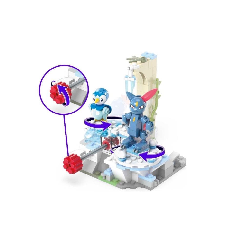 MEGA BLOKS - Pokémon Journée de la neige de Plinfa & Sniebel