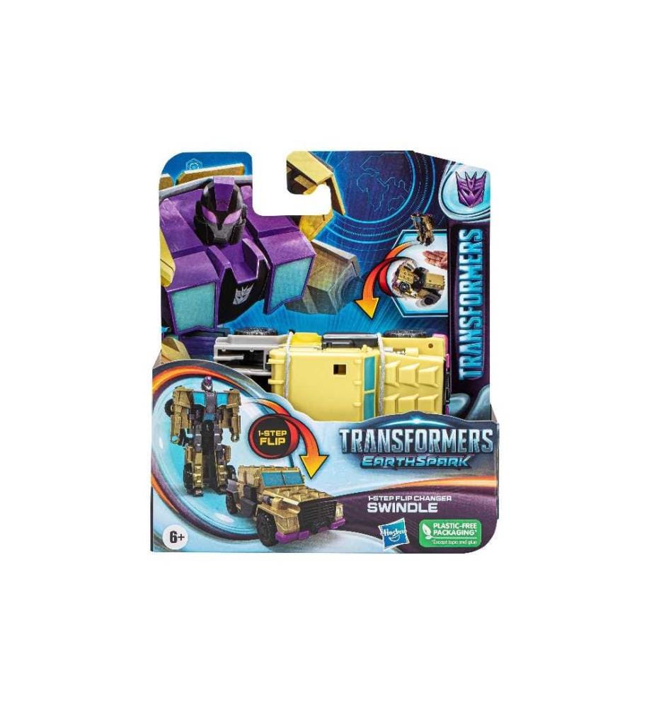 TRANSFORMERS - TRANSFORMERS - Earthspark 1-Step Flip Changer Swindle