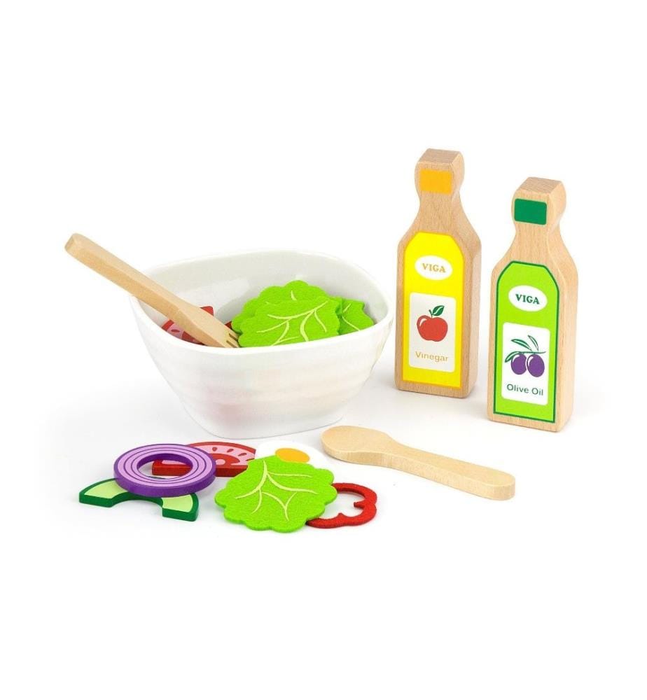 VIGA - Aliments jouets Set à salade