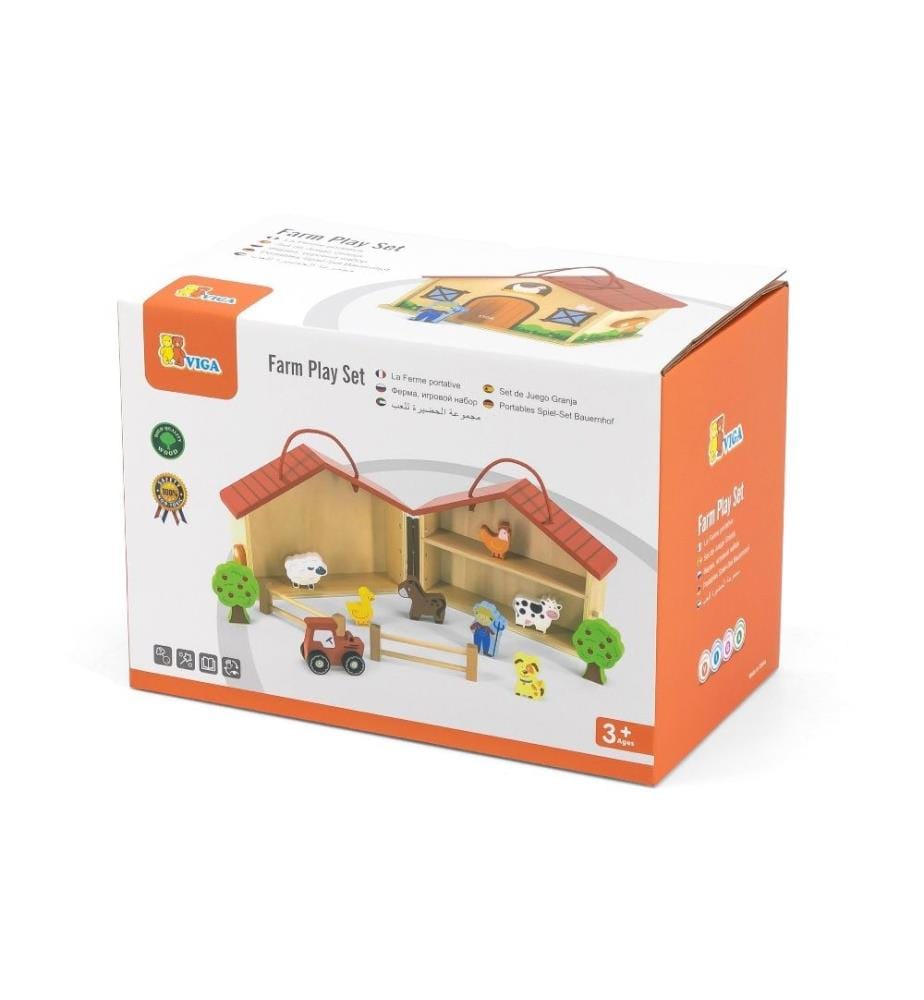 VIGA - Jouets d'occupation Set de ferme