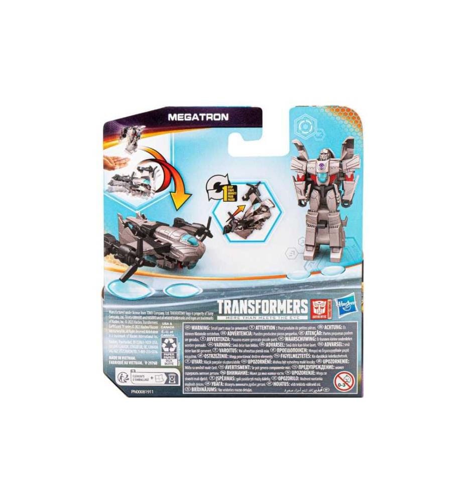 TRANSFORMERS - TRANSFORMERS - Earthspark 1 Step Flip Megatron