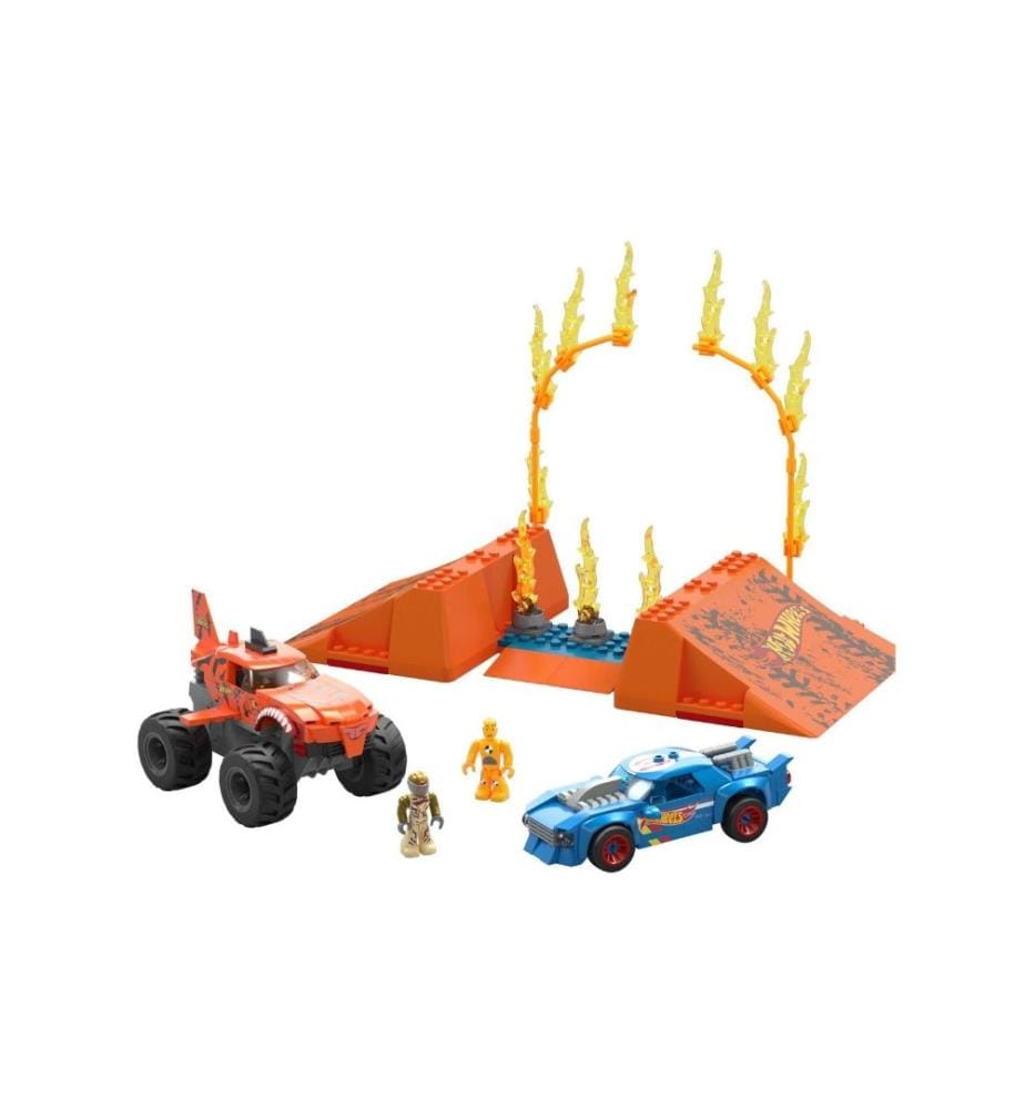 MEGA CONSTRUX - Hot Wheels Monster Trucks Tiger Shark Crash