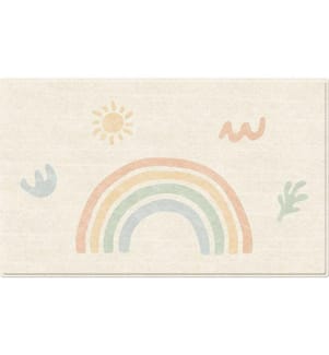 DWINGULER - Tapis de jeu Rainbow & Nordic 230 x 140 cm