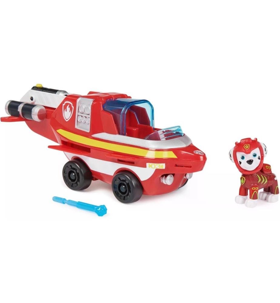 SPINMASTER - La pat patrouille Aqua Pups – Marshall's Dolphin Vehicle