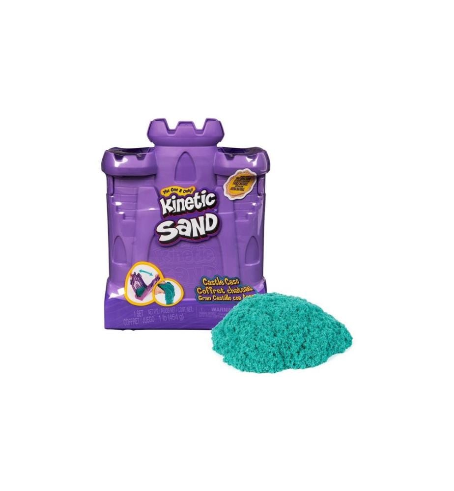 SPINMASTER - Kinetic Sand Mallette pour châteaux forts 454 g