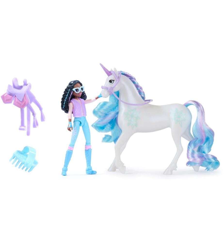 SPINMASTER - Unicorn Academy Layla Doll & Glacier Unicorn