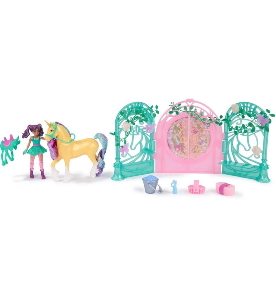 SPINMASTER - Set d'écurie Unicorn Academy Ava et Leaf