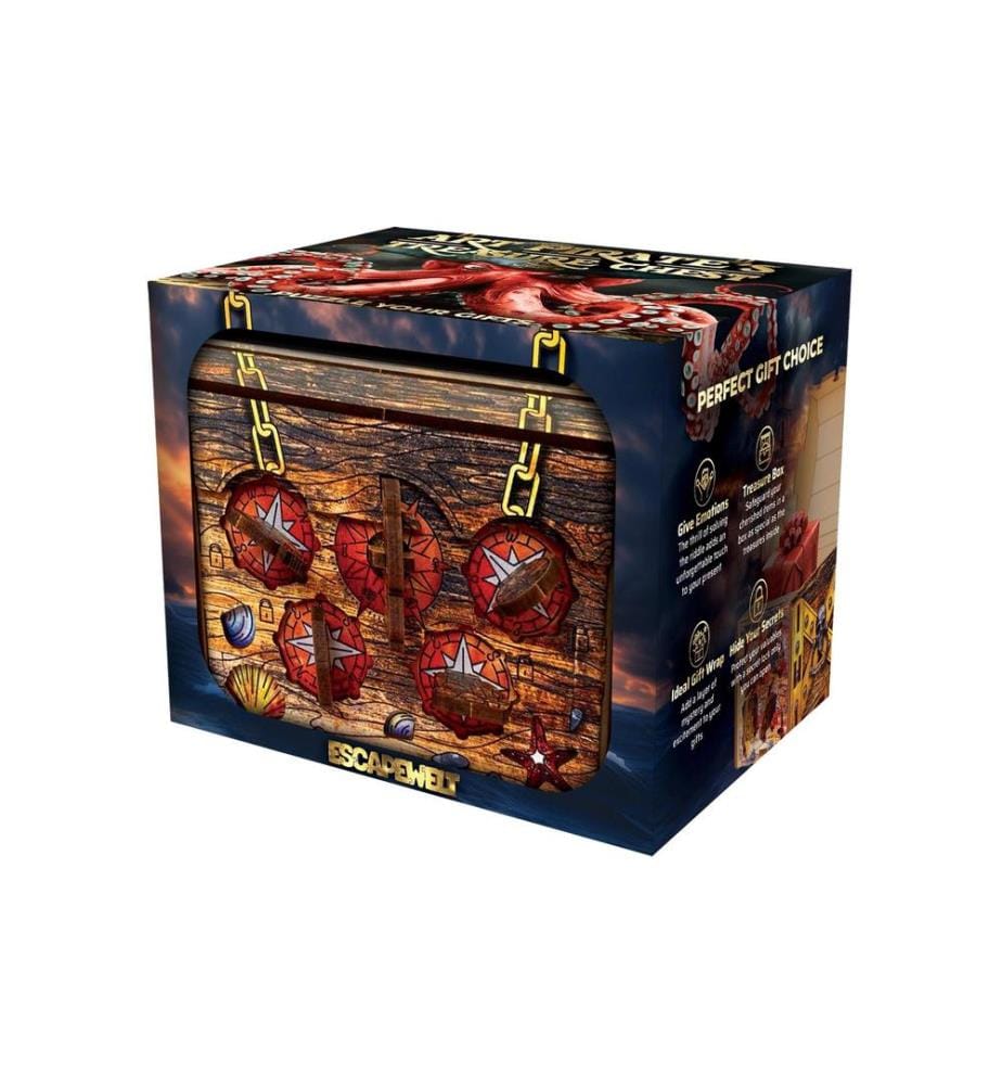 ESCAPE WELT - Jeux de réflexion Art Secret Box «Caisse aux trésors des pirates