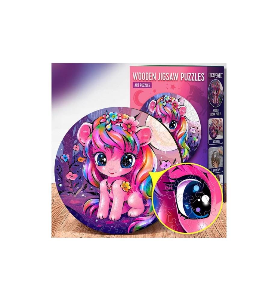 ESCAPE WELT - Puzzle en bois Licorne