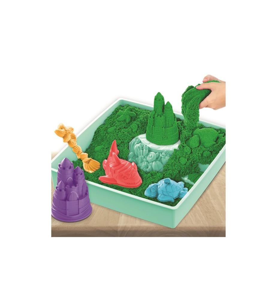 SPINMASTER - Sable Kinetic Sand Box Vert 454 g