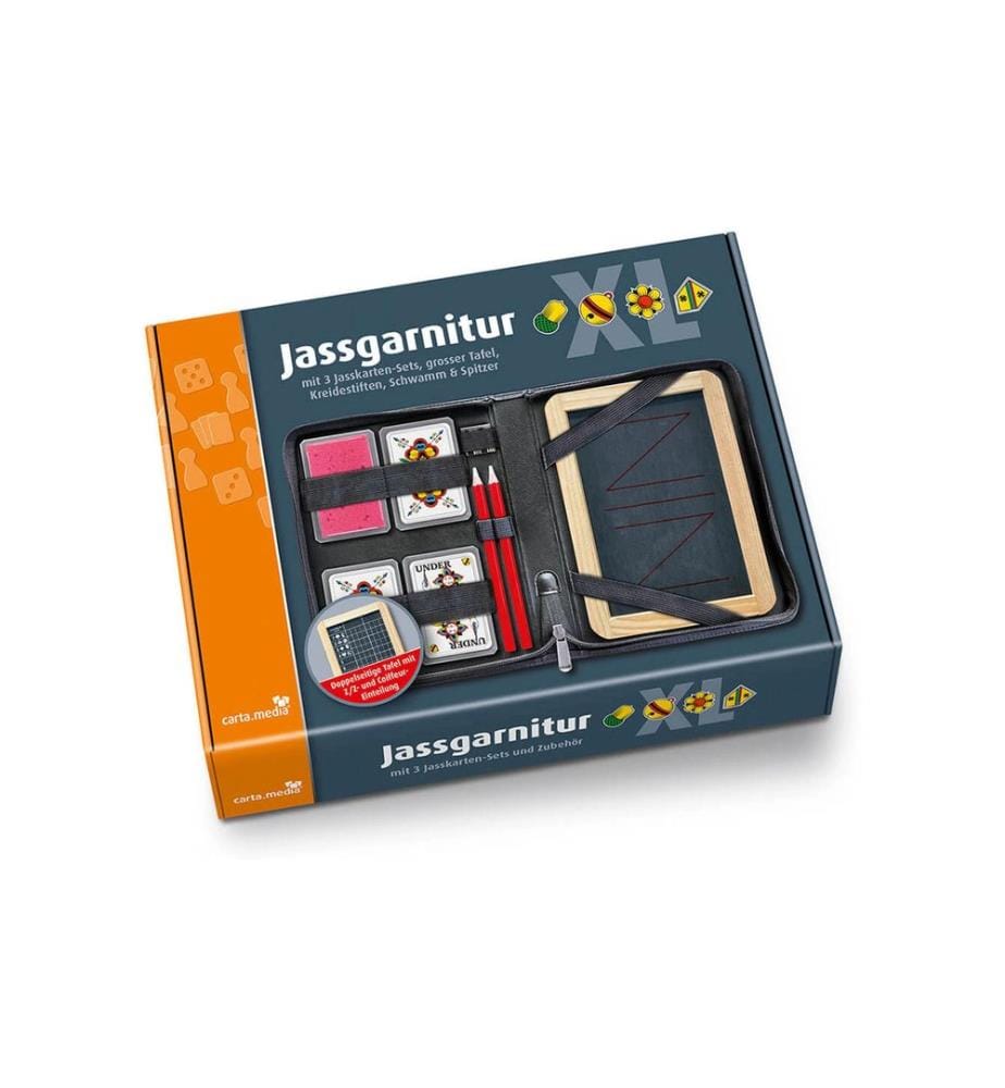 CARTA.MEDIA - Jassgarnitur XL mit deutschen Jasskarten