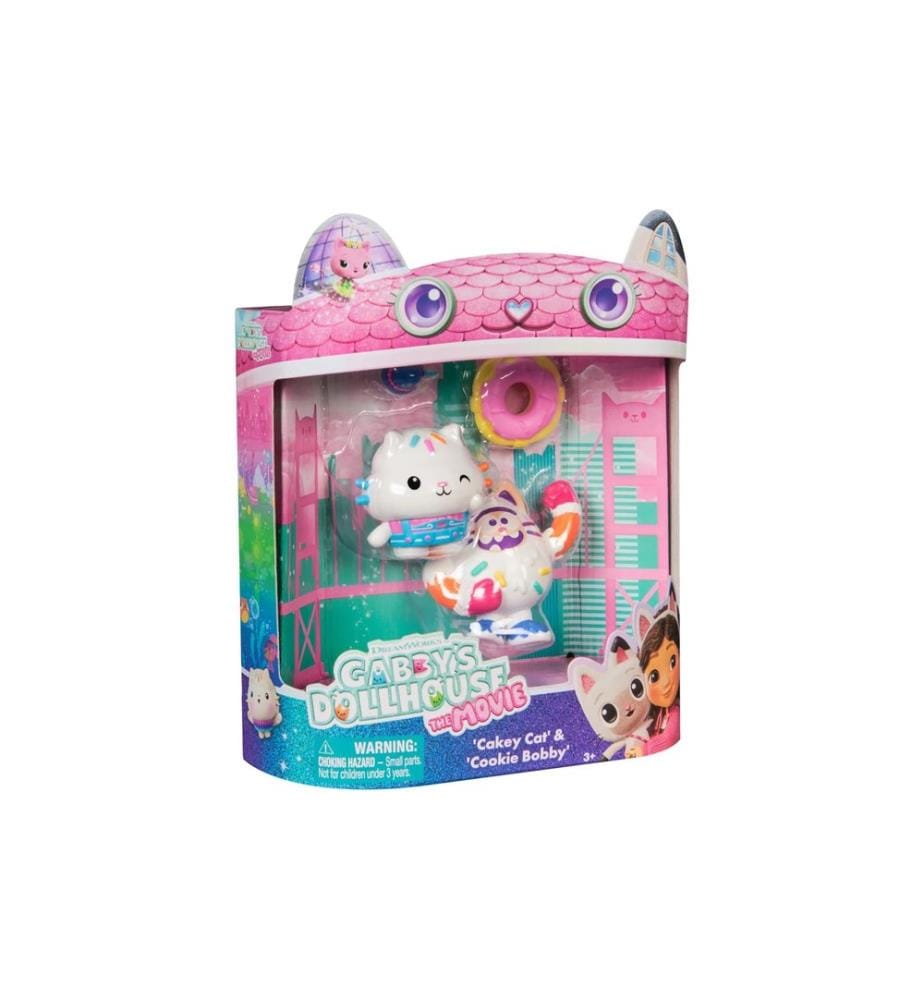 SPINMASTER - Gabby's Dollhouse The Movie Cakey Cat et Cookie Bobby