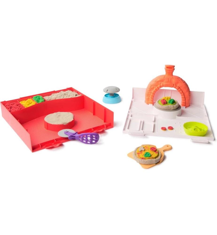 SPINMASTER - Kinetic Sand Squish Pizza Set 454 g