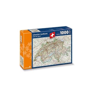 CARTA.MEDIA - Puzzle Carte de Suisse