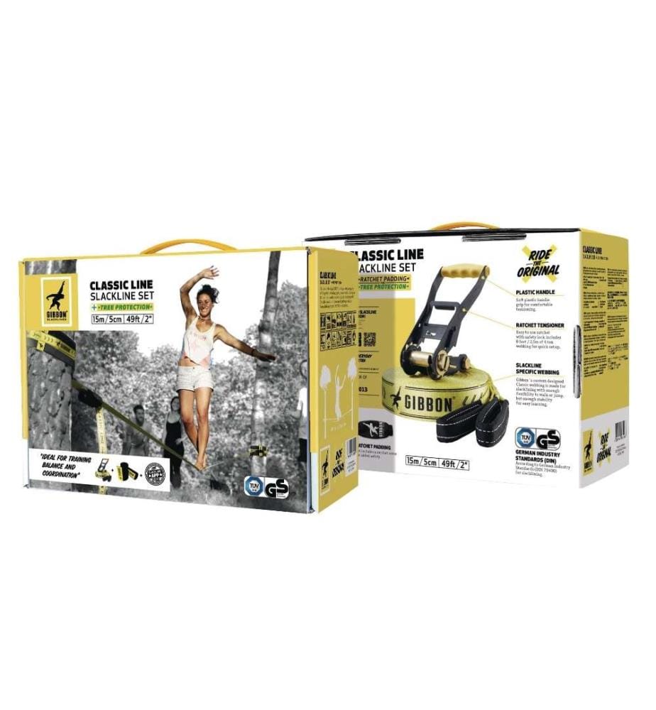 GIBBON - Slackline Classicline Treewear Set