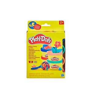 Play-Doh pots party 12er pack 12 mini-pots à 28 g, 4 couleurs