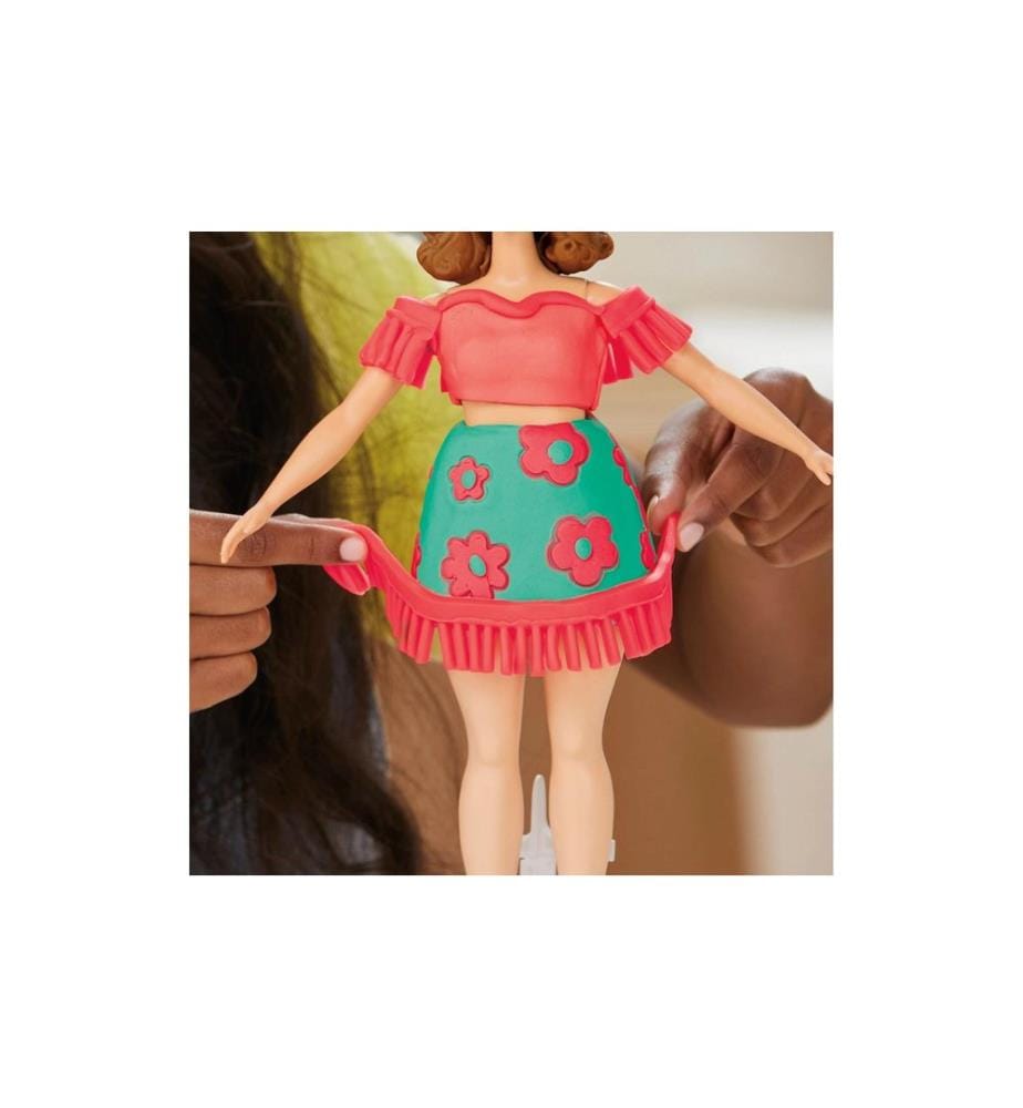 Play-Doh Jouet de pâte à modeler Barbie Fleurs et franges