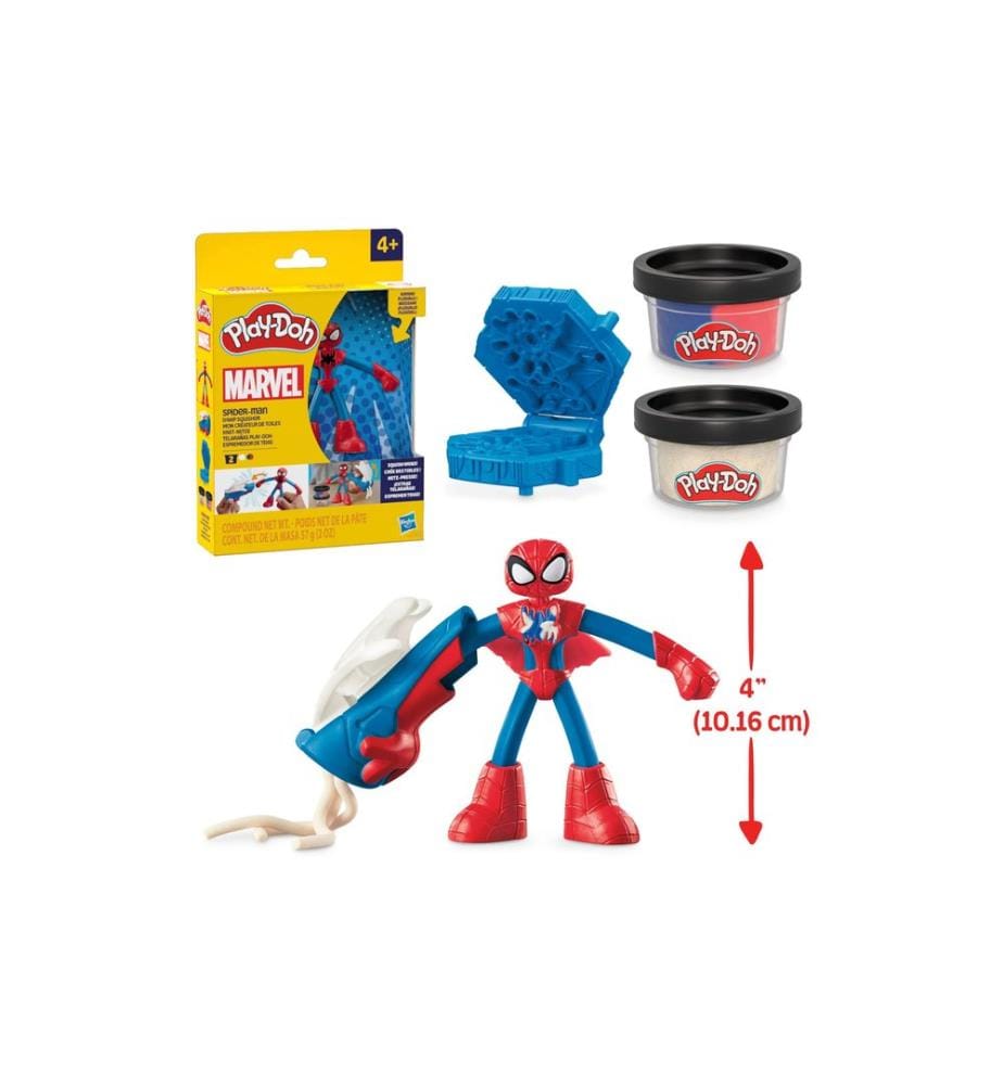 Play-Doh Jouet de pâte à modeler Marvel Spider-Man : Toiles de pâte à modeler