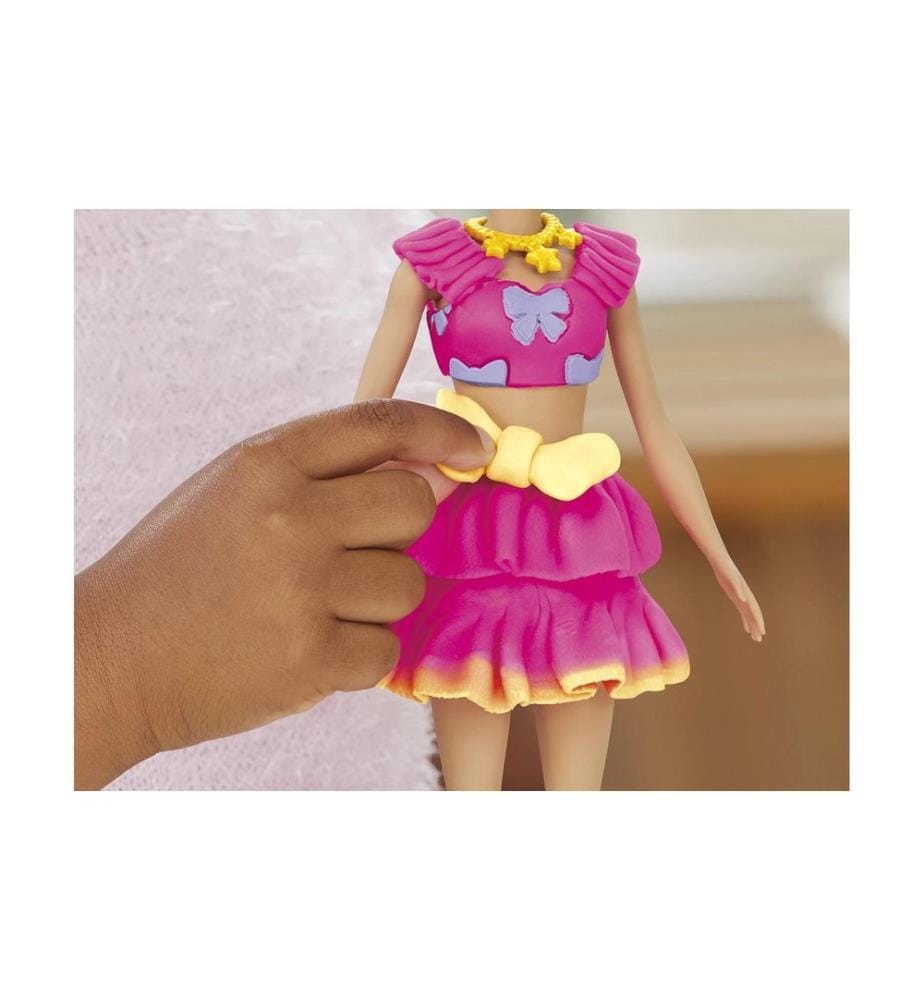 Play-Doh Jouet de pâte à modeler Barbie Volants et noeuds Poupée
