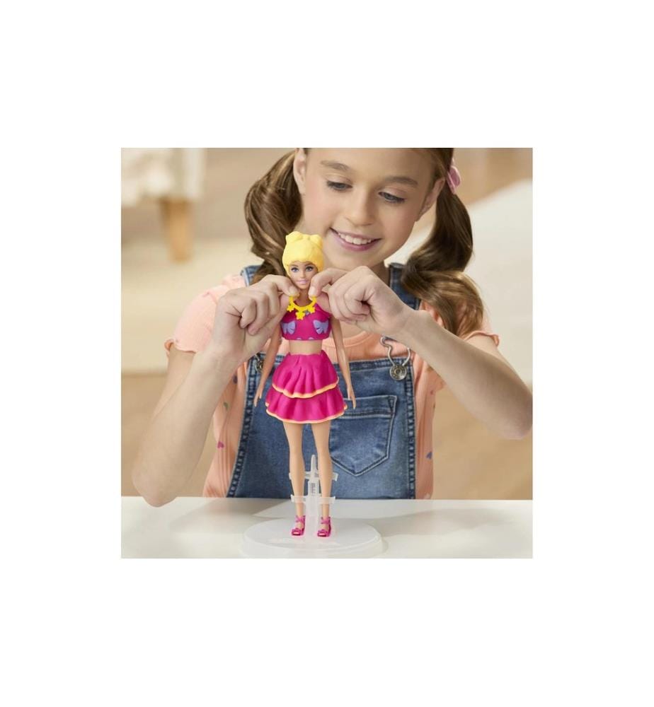 Play-Doh Jouet de pâte à modeler Barbie Volants et noeuds Poupée