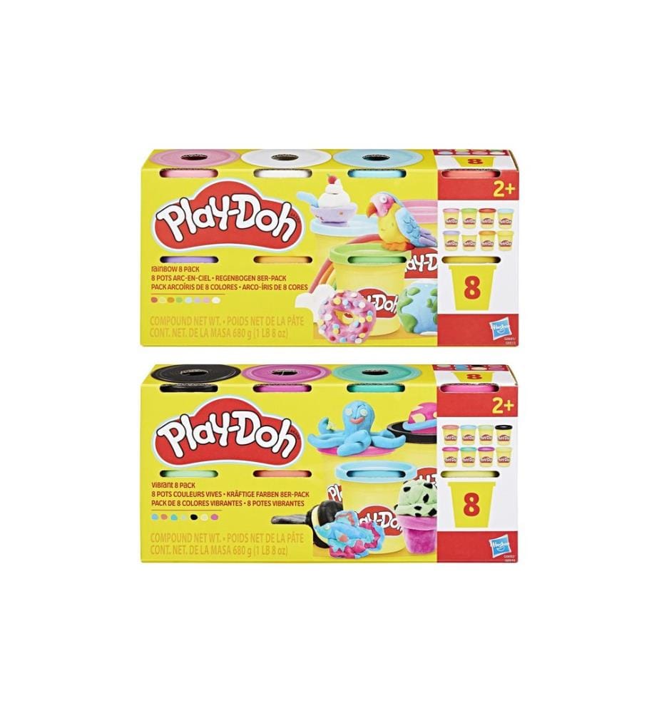 Play-Doh Pâte à modeler Play-Doh 8-er Pack assorti