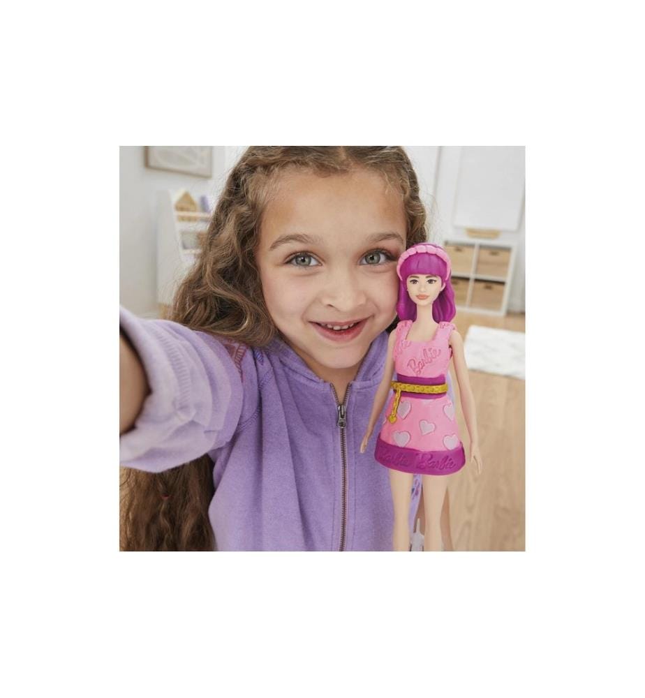 Play-Doh Jouet de pâte à modeler Barbie Coeurs et Cheveux