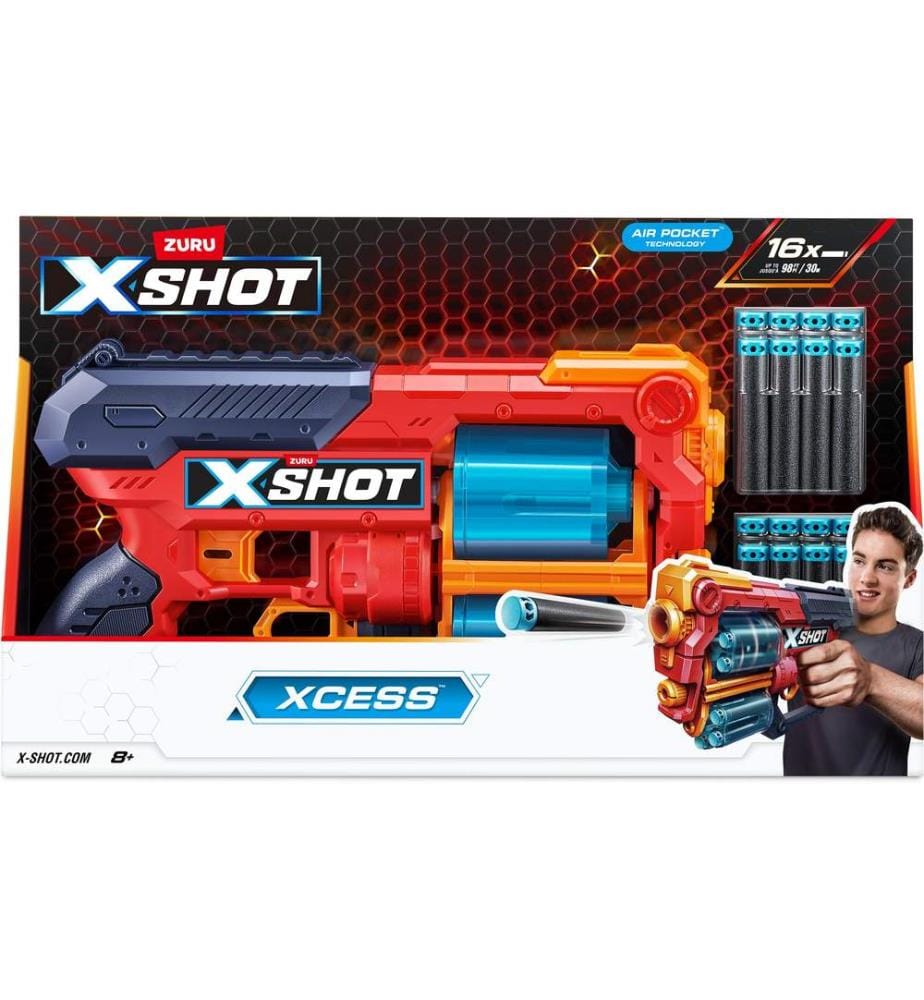 X-Shot Excel Blaster Xcess avec Darts Series 1