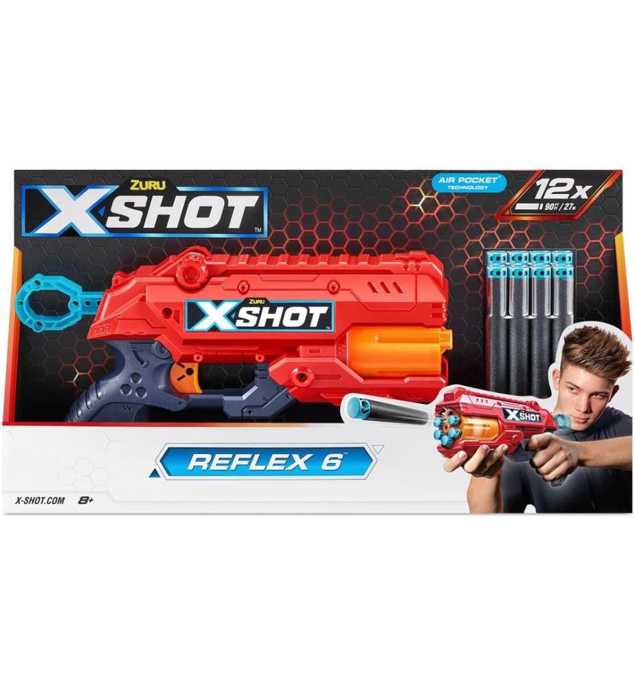X-Shot X-Shot Reflex avec 12 fléchettes