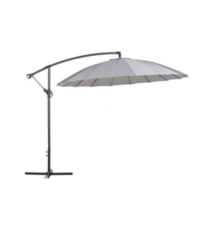 Ampelschirm 268 cm CALABRIA II Dunkelgrau