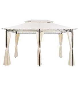 Pavillon COLOS Metall 400 cm 300 cm Beige