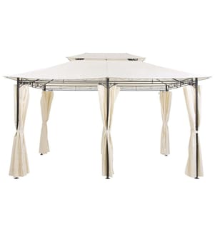 Pavillon COLOS Metall 400 cm 300 cm Beige