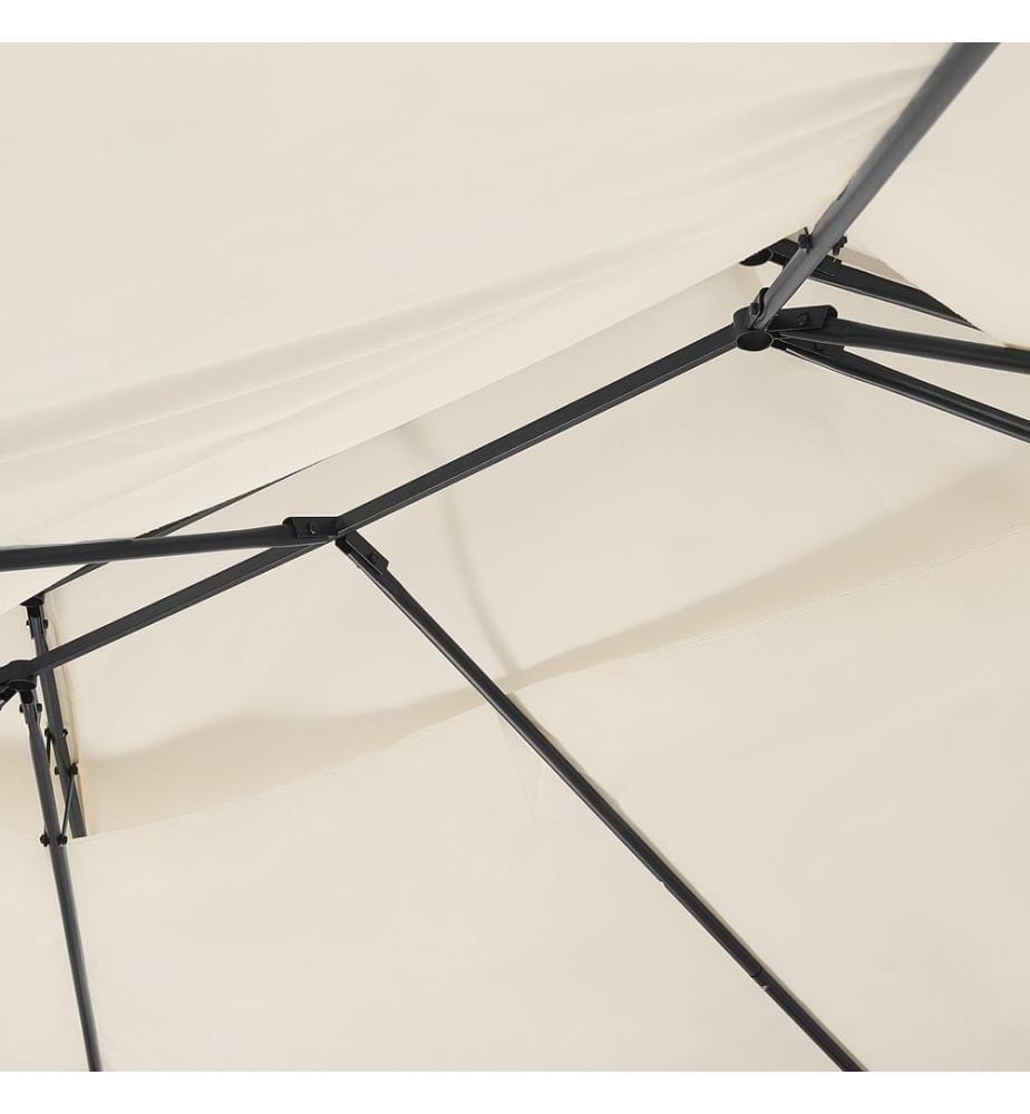 Pavillon COLOS Metall 400 cm 300 cm Beige
