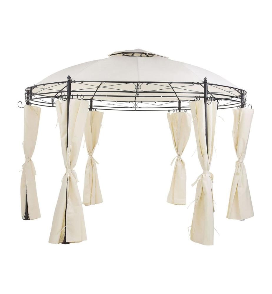 Pavillon SAFARA Metall 368 cm 368 cm Beige