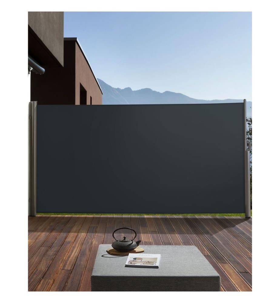 Seitenmarkise DORIO 305 cm 160 cm Graphitgrau
