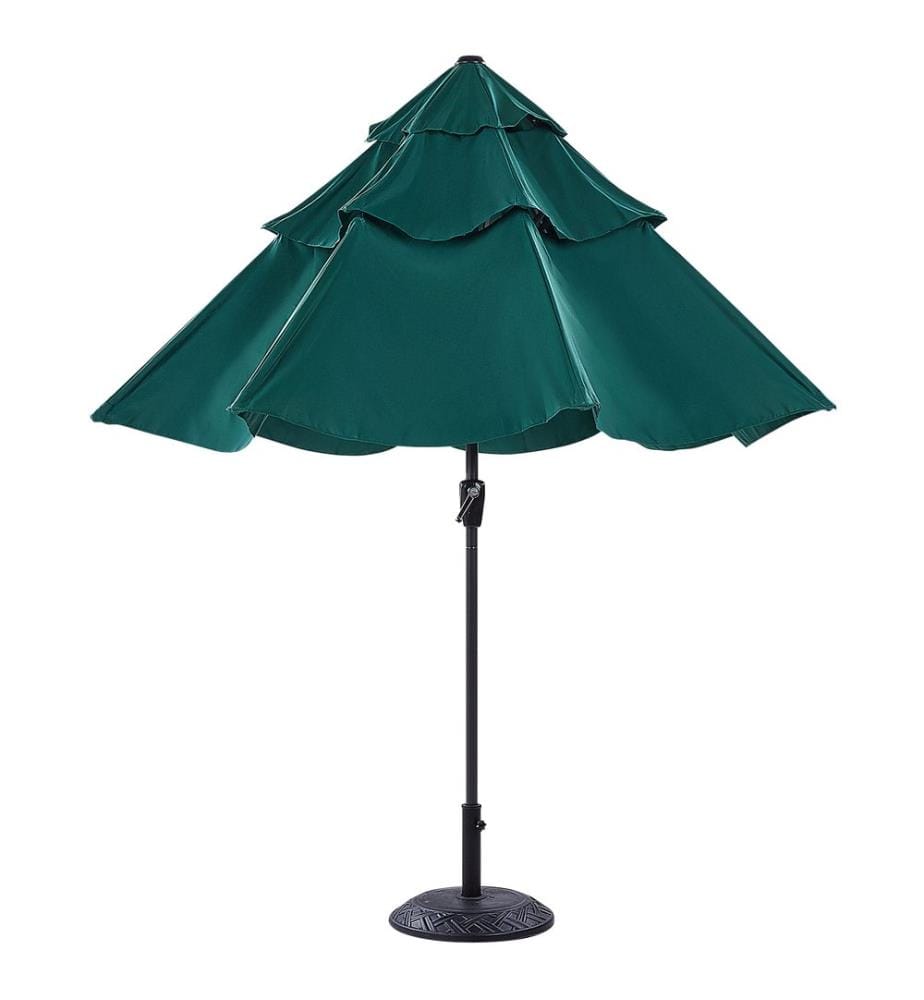 Marktschirm 285 cm BIBIONE Smaragdgrün