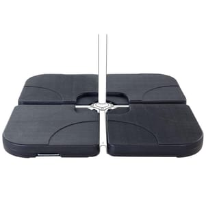 Sonnenschirmfuss CARIA Schwarz Quadratisch 9 kg