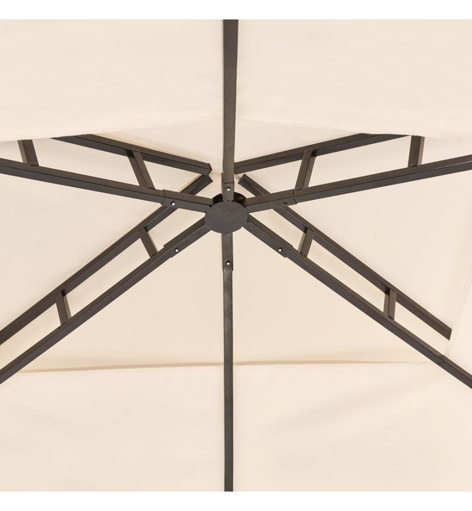 Pavillon NARO Metall 240 cm 148 cm Beige