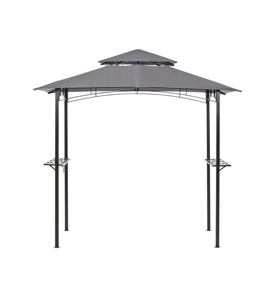 Pavillon NARO Metall 240 cm 148 cm Grau