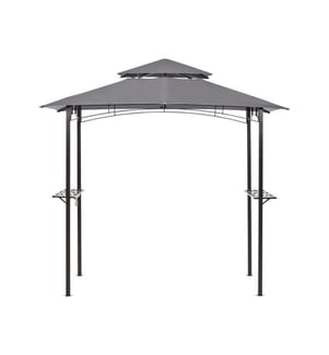 Pavillon NARO Metall 240 cm 148 cm Grau