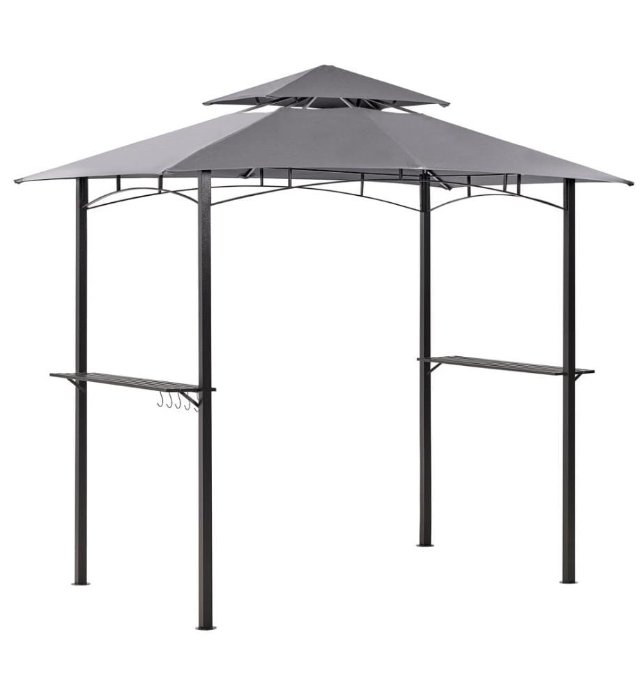Pavillon NARO Metall 240 cm 148 cm Grau