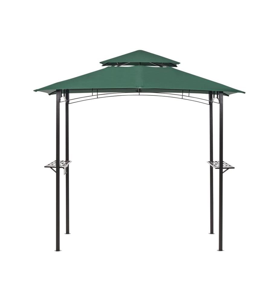 Pavillon NARO Metall 240 cm 148 cm Dunkelgrün