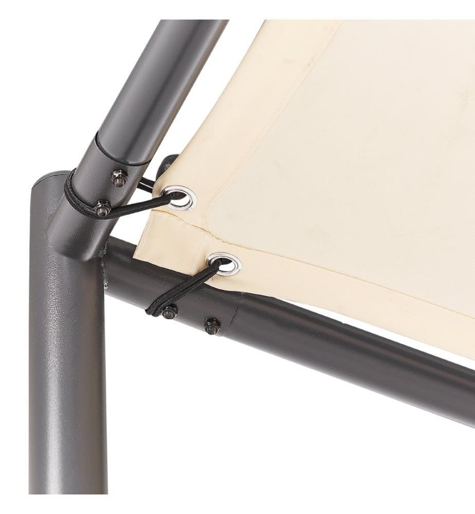 Pavillon VIMINO Metall 282 cm 294 cm Beige